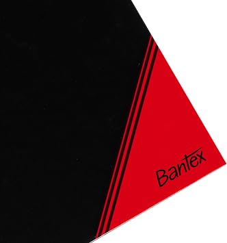 Bantex 3 x A4 Squared Notebook 192 Pages 70gsm Hardback Black