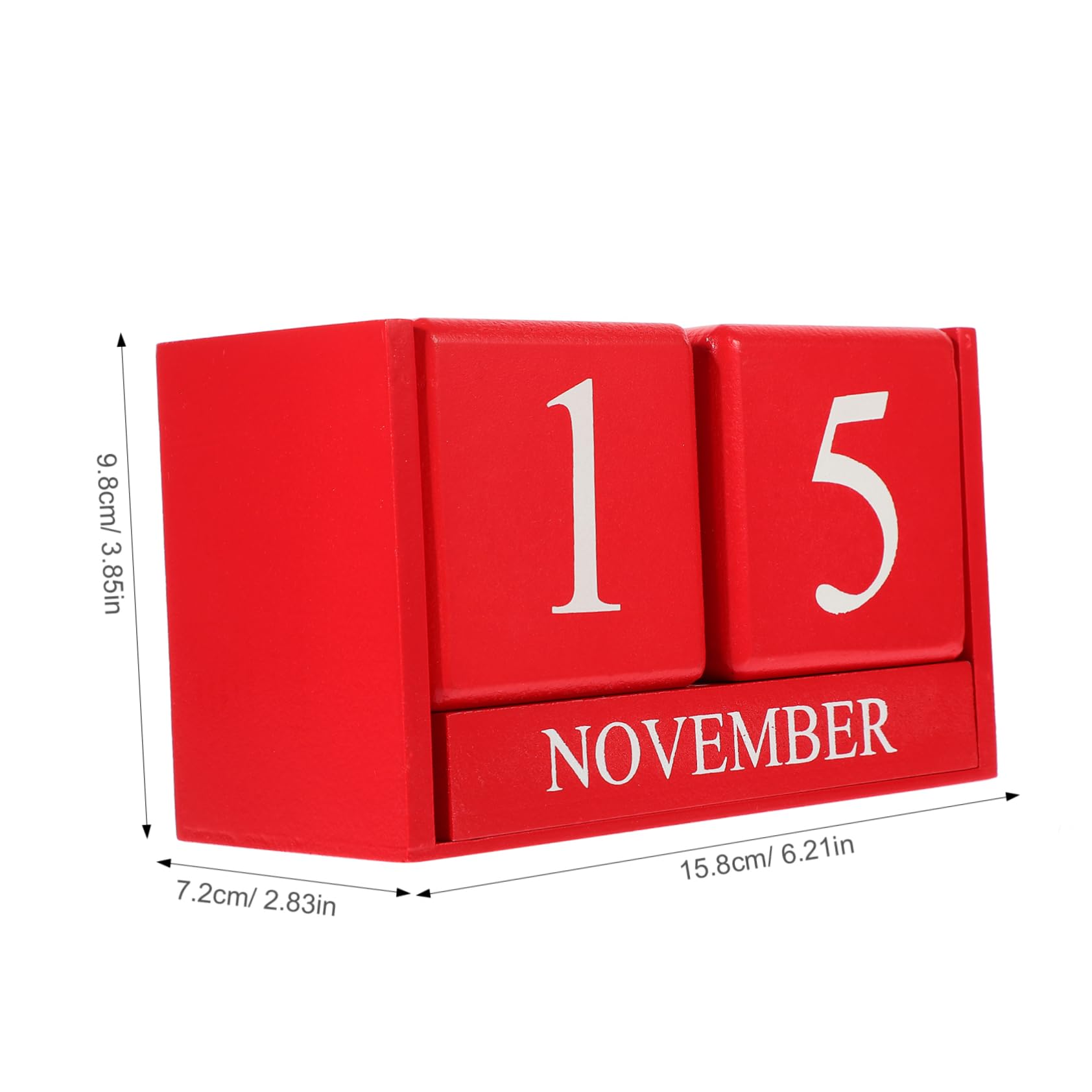 TEHAUX 3piezas Calendario Perpetuo De Mesa De Estilo Europeo Decoración De Oficina y Hogar Calendario De Bloques De Creativo Accesorio De Escritorio Elegante Para Cafés y Restaurantes