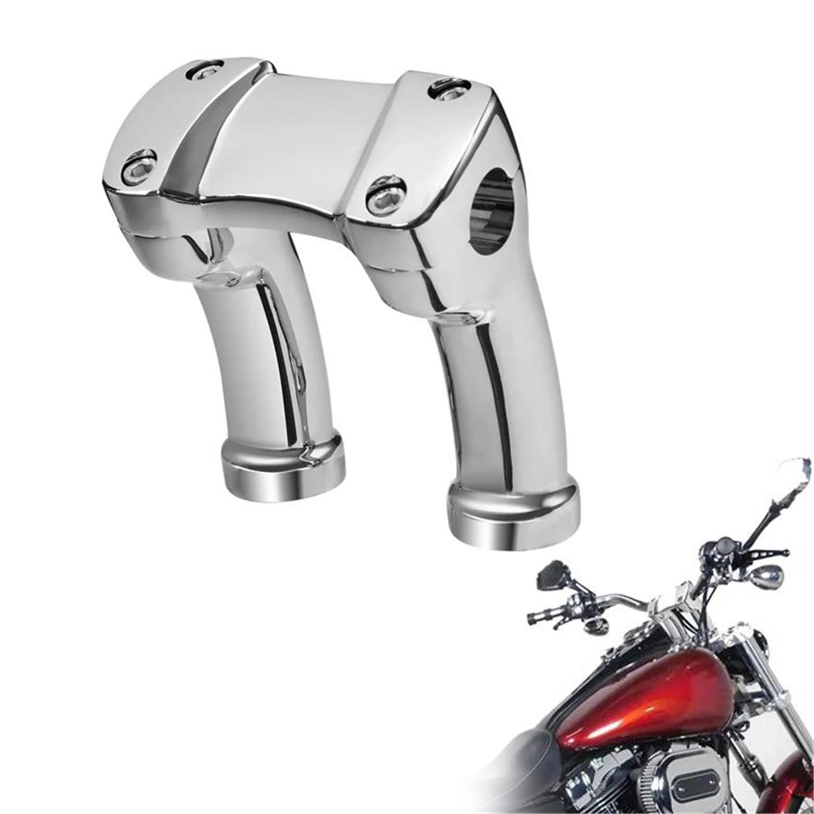 Rehausseur de guidon moto 4" 1" : Ajustement pour Suzuki C50 C90
