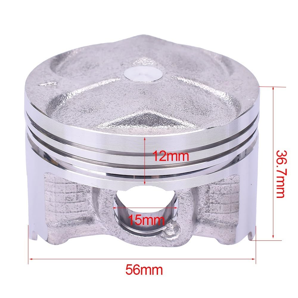 バイク用ピストンリング 56mm 56.25mm 56.5mm STD +25 +50 0.25 0.5