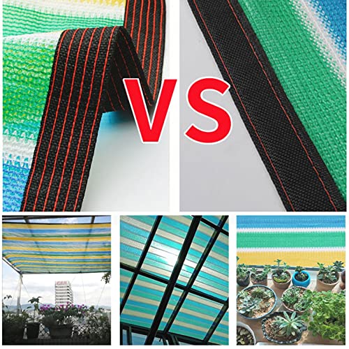 Voile d'ombrage multicolore résistant pour jardin