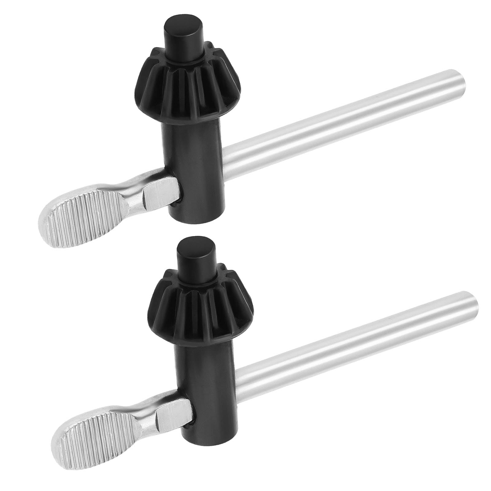 VGOL 2Pcs Carbon Steel Drill Chuck Key 8mm Pilot 11 Teeth 21.4mm Gear Diameter Compatible with Jacobs 3