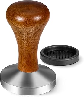58MM Coffee Tamper, Durable Espresso Tamper, Coffee Tamper for Espresso Machine with Mat. Professional Barista Espresso Ha...
