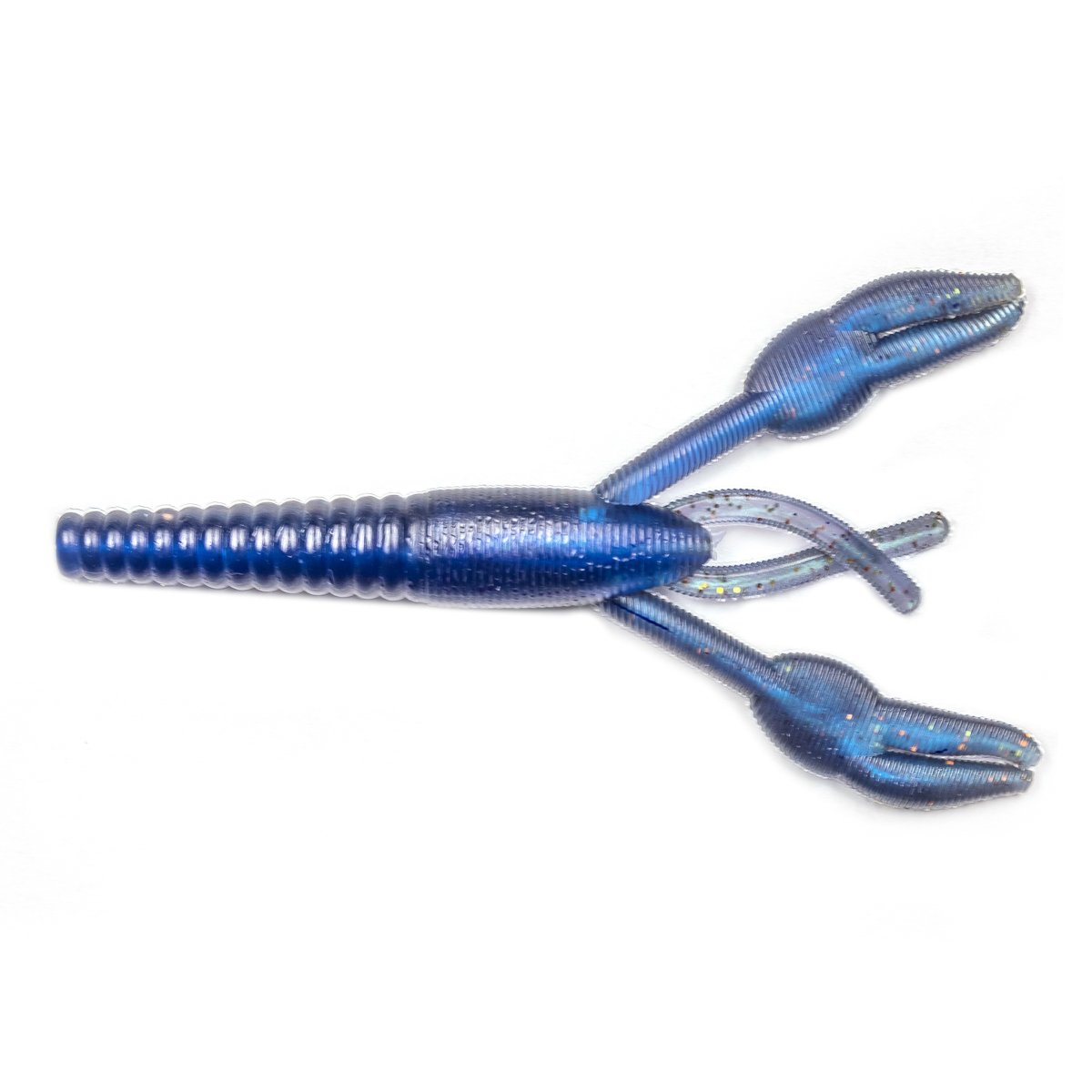 Buy GloPro Lures Crawfish Soft Plastic Lure, Green Blue Orange Flake