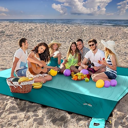 Couverture de plage sans sable et imperméable grand format au séchage rapide - 6