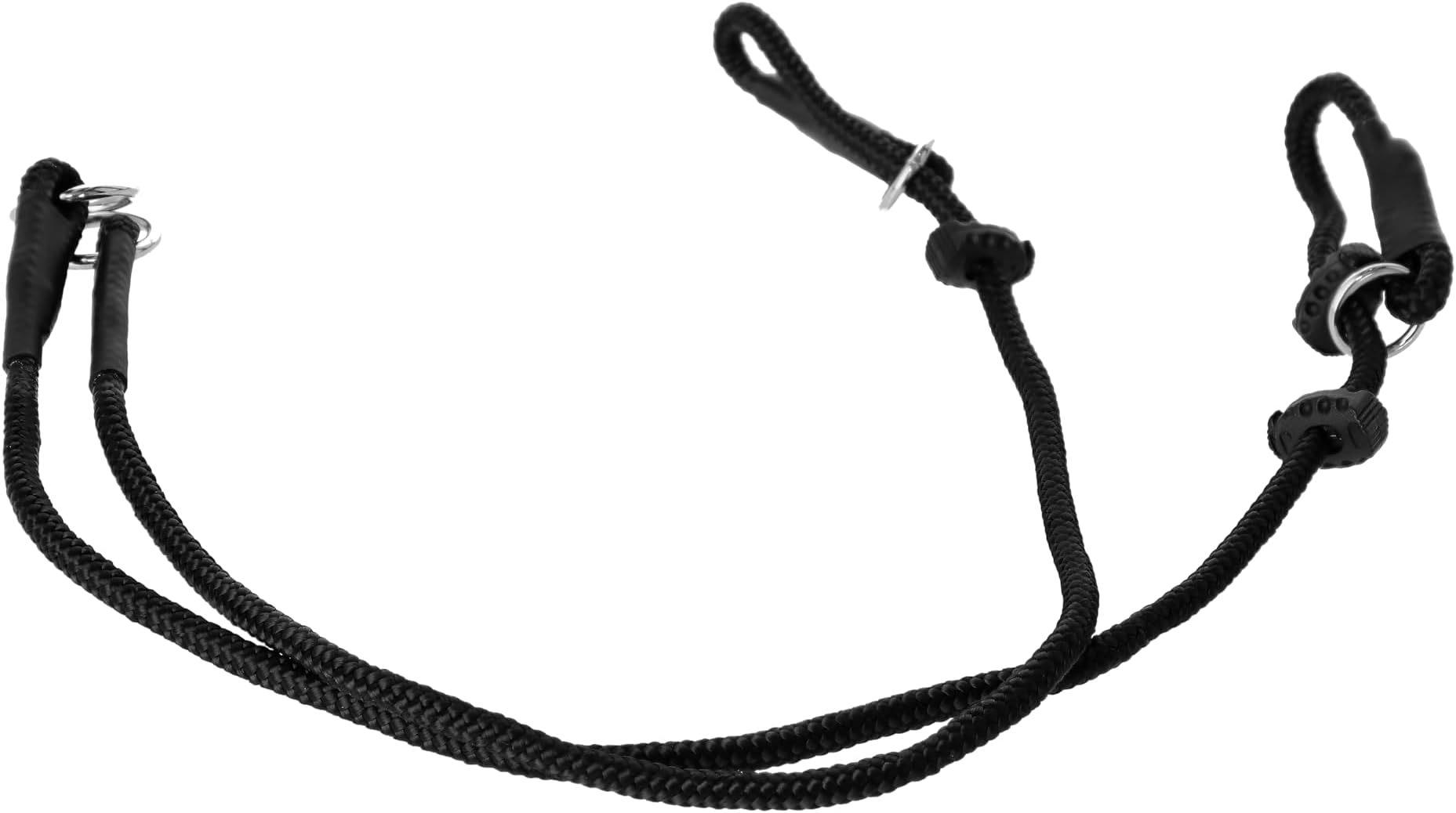 DINGO GEAR Set: 2 x Training Collars - 1x One Limiter & 1x Two Limiters, Waterproof, for Dog Training, IGP, Working Dogs, Obedience, 2 x Size M - Black (S10057)