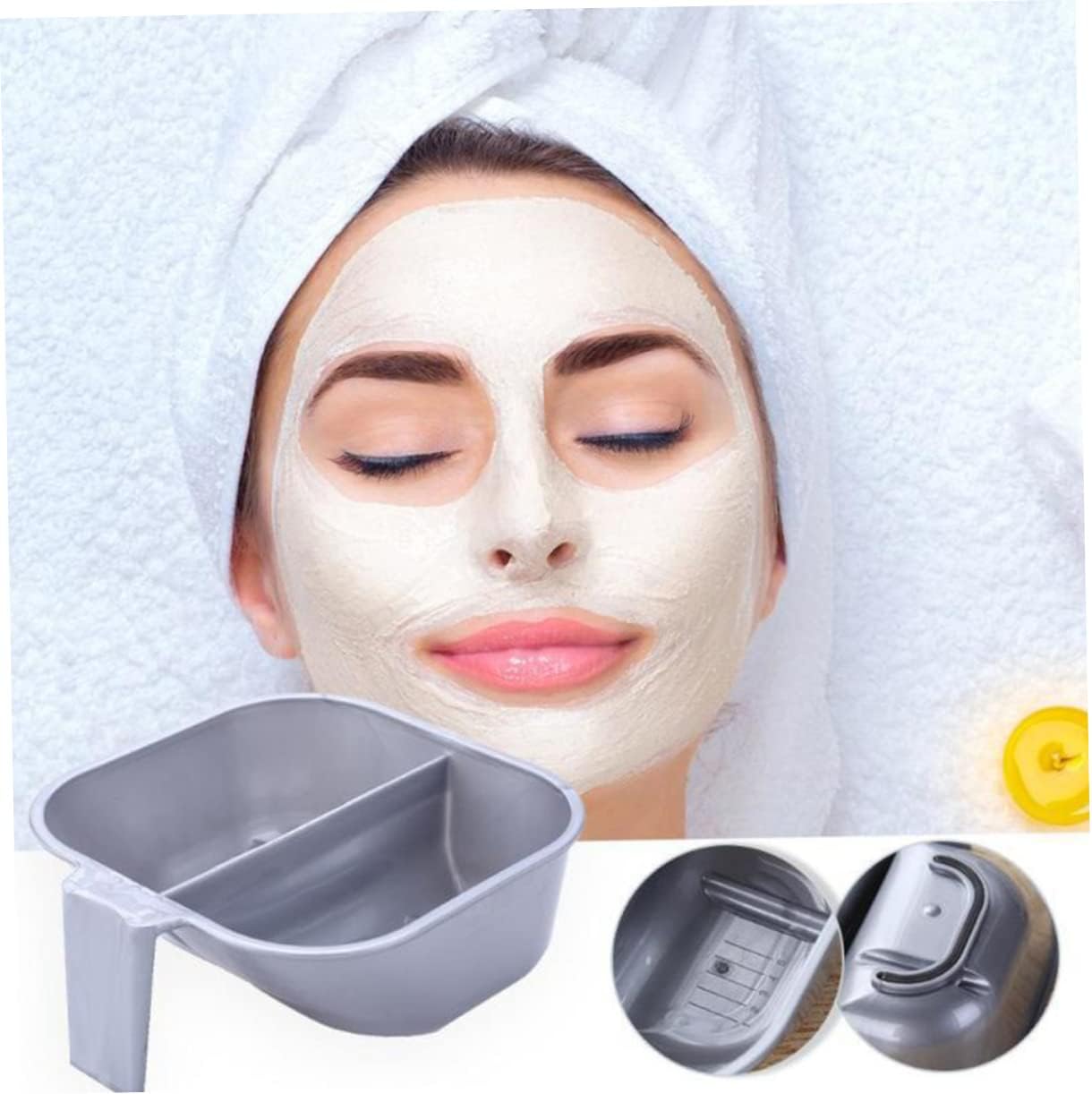 NOLITOY 3pcs Hair Dye Mixing Bowl for Salon and Home Use Professional Tinting Tool Mixing Bowl Handle for Hair Coloring and Highlighting
