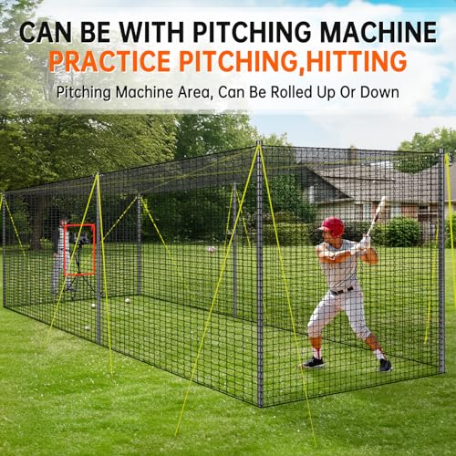 PLAYAPUT 30FT x 12FT x 8FT Batting Cage for Baseball & Softball by PLAYAPUT - Image 4