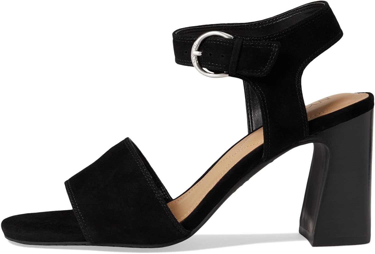 NYDJ Women's Liz Heeled Sandal, Black, 8