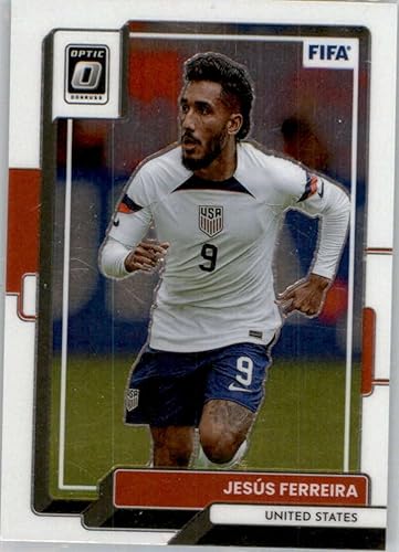 2022-23 Donruss FIFA Soccer Optic #171 Jesus Ferreira United States Official Panini Trading Card (Stock Photo Shown, card in near mint to mint