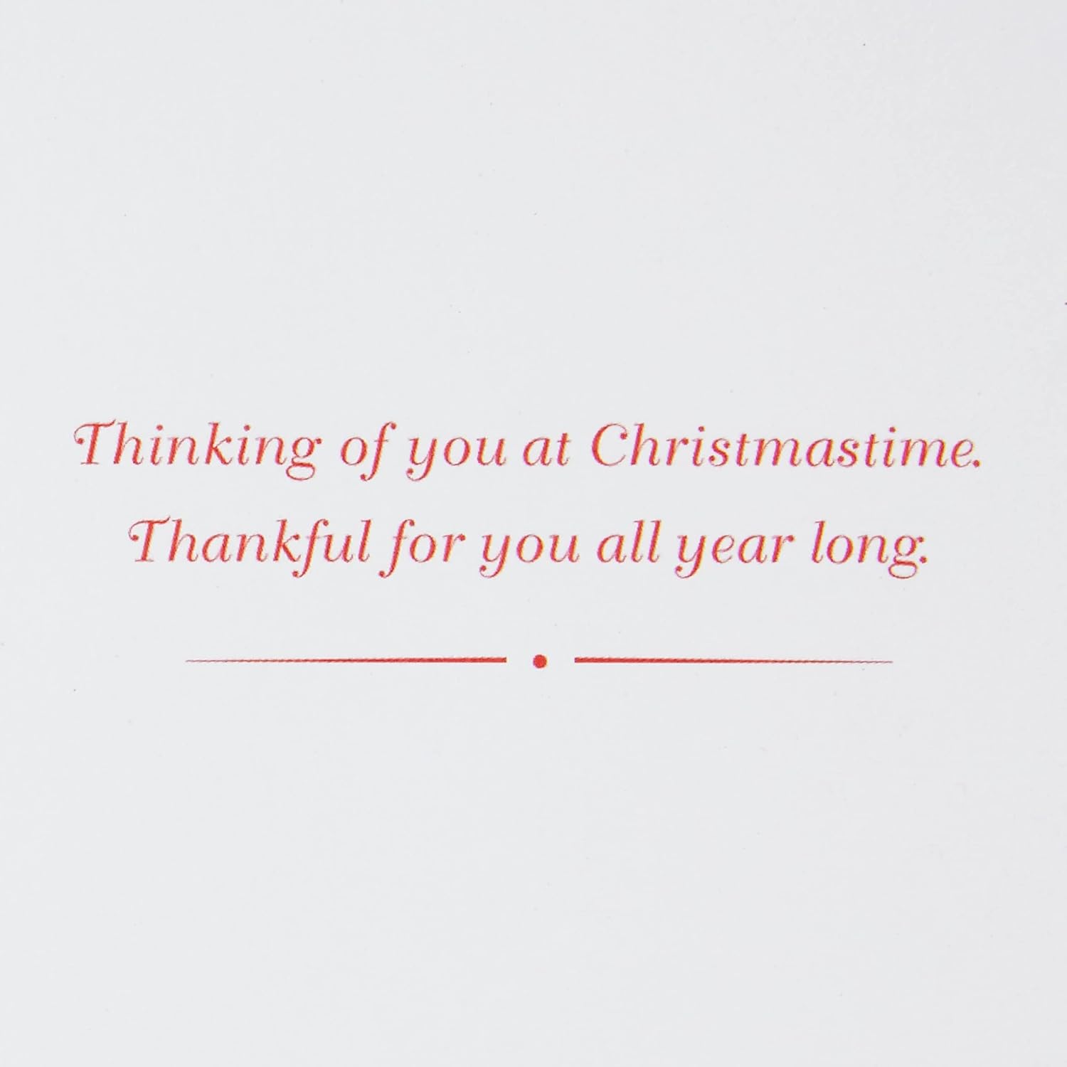 Hallmark Signature Christmas Card (Merry Christmas Lettering) - Image 3