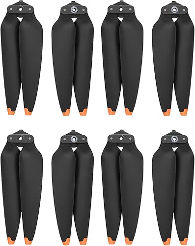 DJI Air 3 Hélices de repuesto, 8 hélices de liberación rápida de bajo ruido 8747F compatibles con DJI Air 3 Drone (naranja)