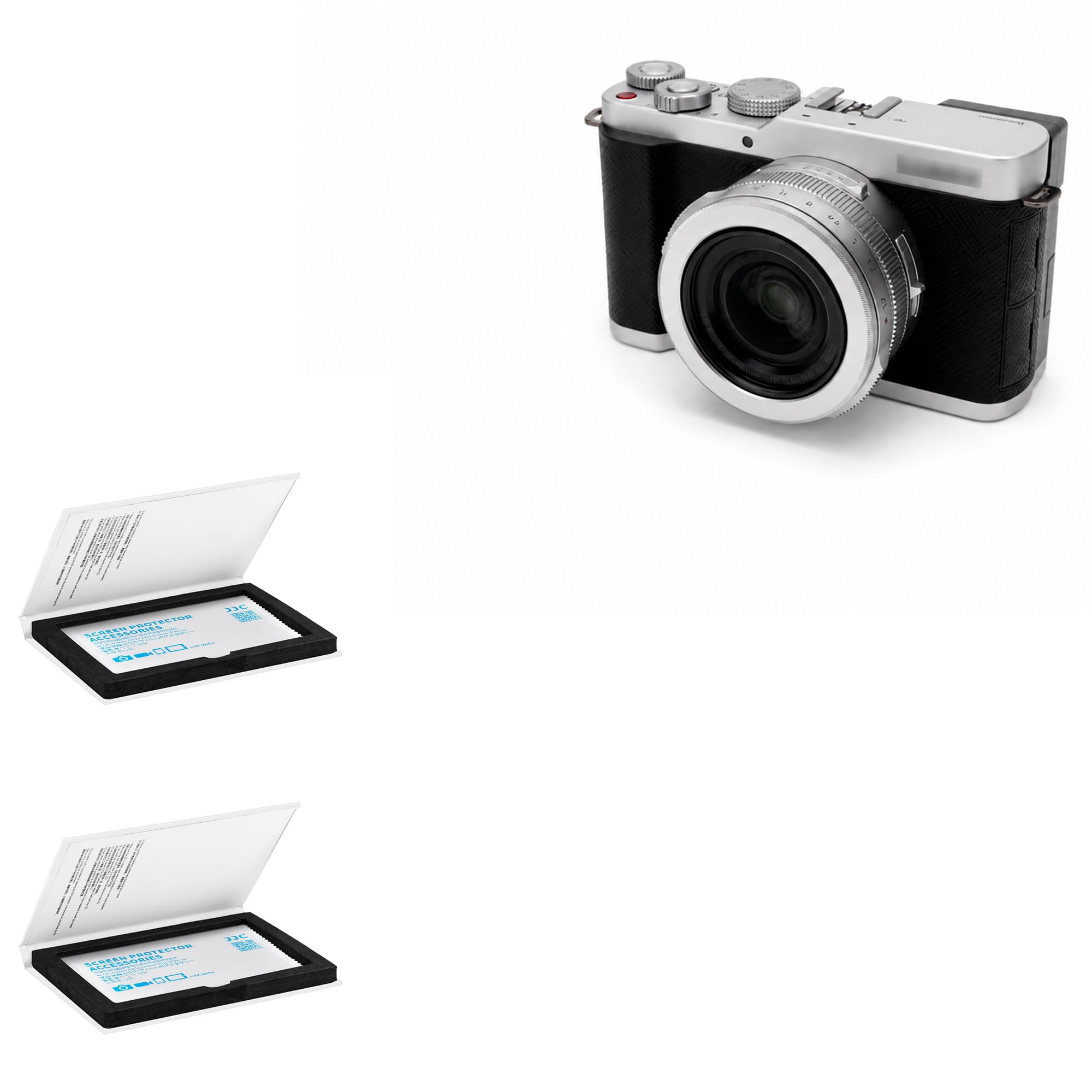 (2 sztuki) Folia ochronna na ekran ze szkła hartowanego do aparatu Panasonic Lumix DC-L10, S9, S5II, S5, G9, G100, G100D, G110, bardzo cienkie, o wysokiej twardości, nietłukące, antypęcherzykowe