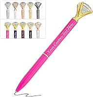 Vista 62 de Bolígrafos de diamantes con cristal personalizado dorado personalizado con nombre grabado a granel bolígrafos de metal personalizados bolígrafos