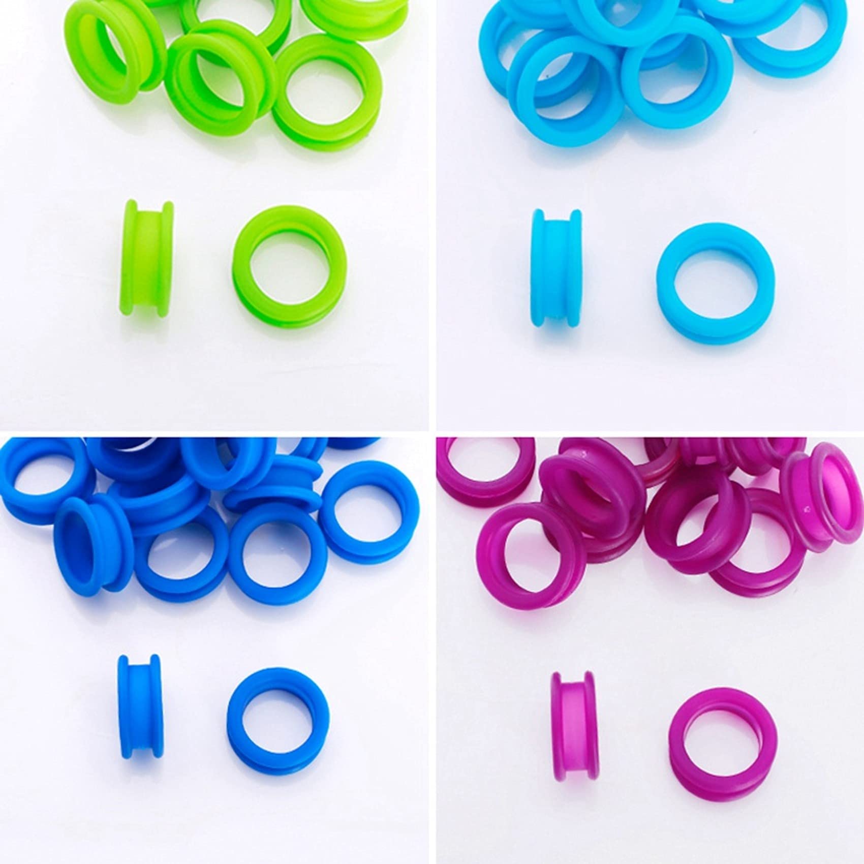 144/288/504pcs Anelli Di Barretta Per Parrucchieri Forbici Colori