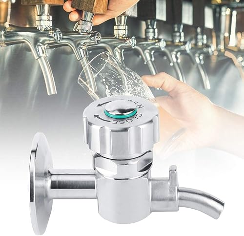 Miniatura 5 de TOPINCN Válvula de muestreo de cerveza de acero inoxidable 304 Cerradura de fermentación Bloqueo de barril Desconexión del cilindro Grifo de