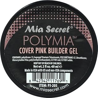 Mia Secret - 2oz POLYMIA Nail Gel Builder - Nails Extension Gel UV Led - Builder gel for Begginers & Professionals (Cover Pink)