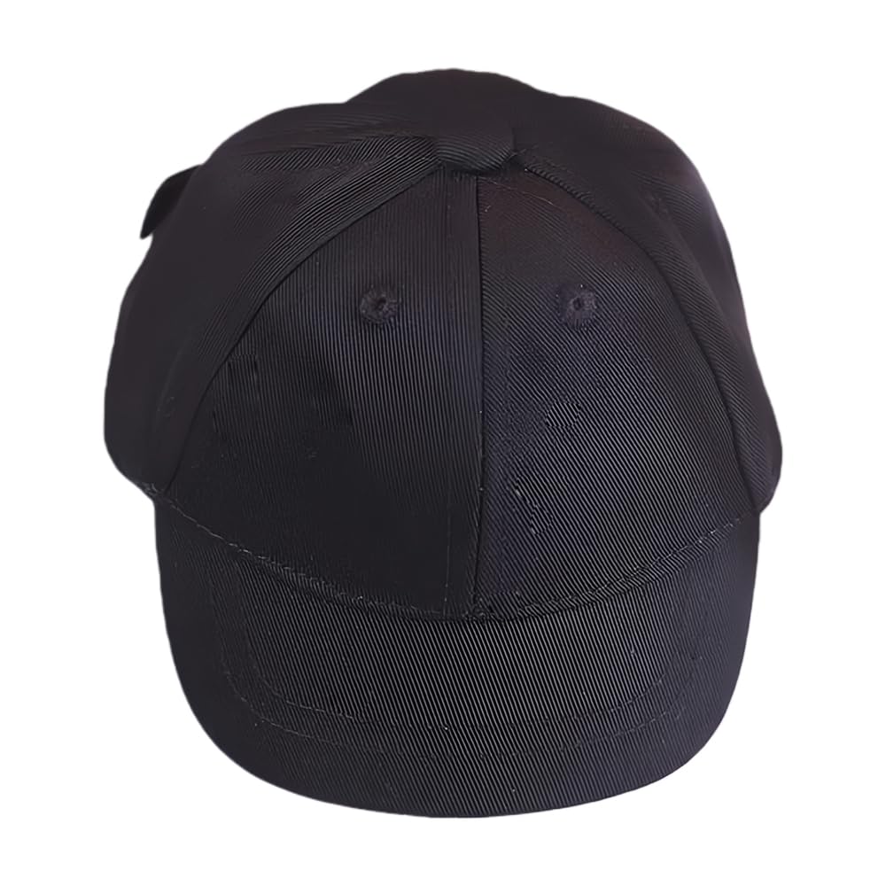 niannyyhouse Plush Doll Baseball Cap Dress Up Accessory for 20cm/8in Plush Stuffed Animals (Black)