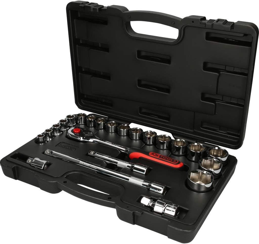 New Product KS TOOLS 1/2" CHROMEplus Socket Set, 23 pcs