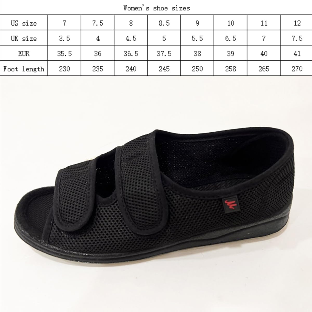 Larghe Scarpe Diabetiche Donna Comode Antiscivolo Leggere Estive Sandali per Riabilitazione Traspirante Ciabatte da Passeggio per Interni Esterni