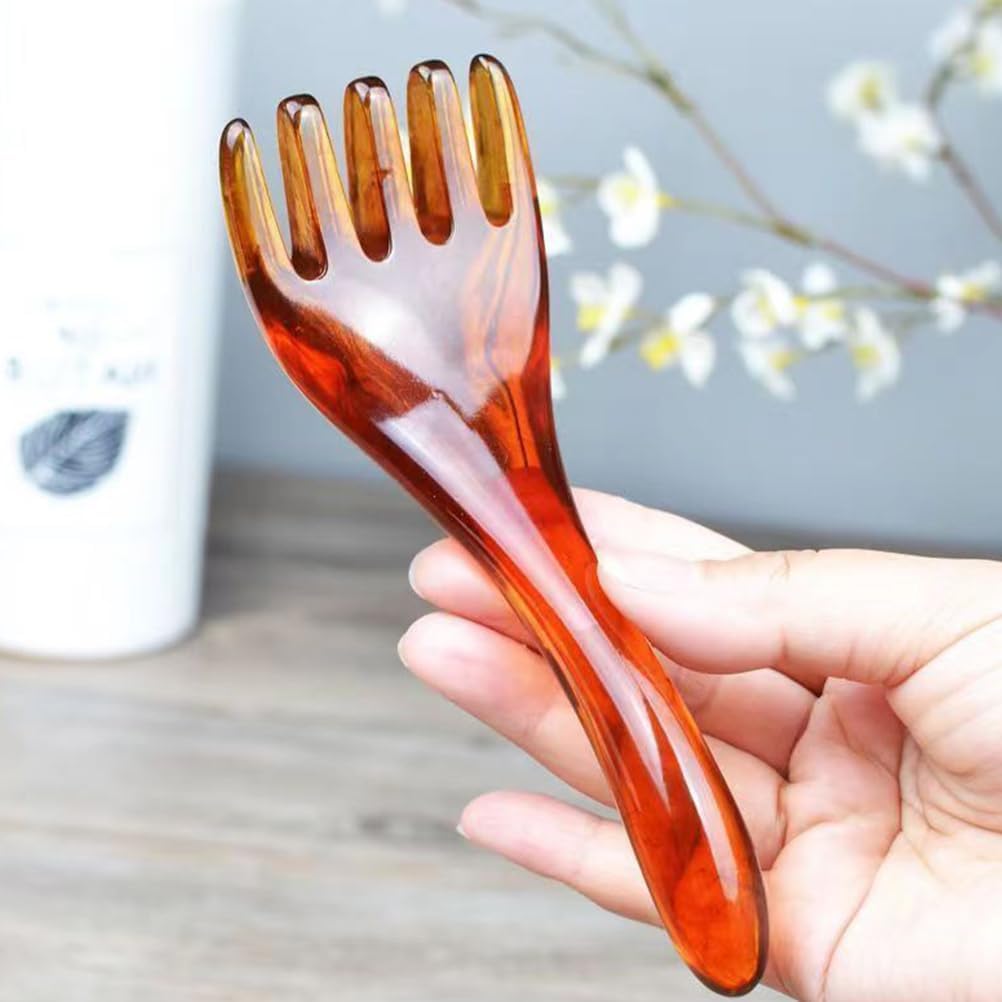 Healifty Scalp Massager Comb 4-Pack Head Massage Tool for Scalp Stress Relief Blood Circulation Support Hair Massager for Wet or Dry Hair Neck Back Arms 6.10 in