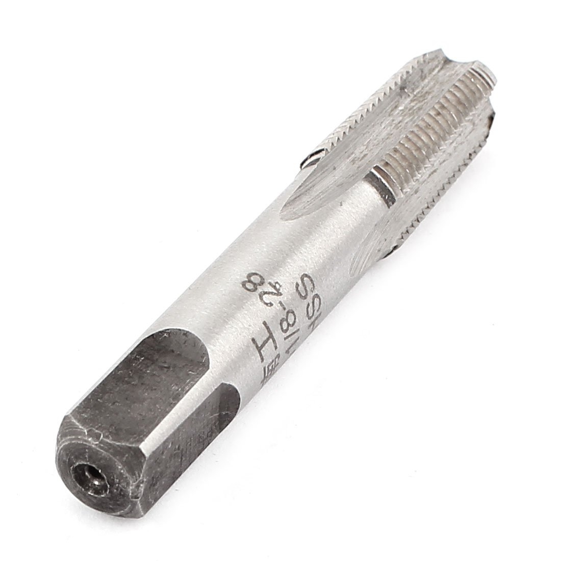 Aexit ZG 1/8-28 Taps BSP 55 Degree Thread 4 Flutes HSS Machine Tap Pipe Taps 55mm Long