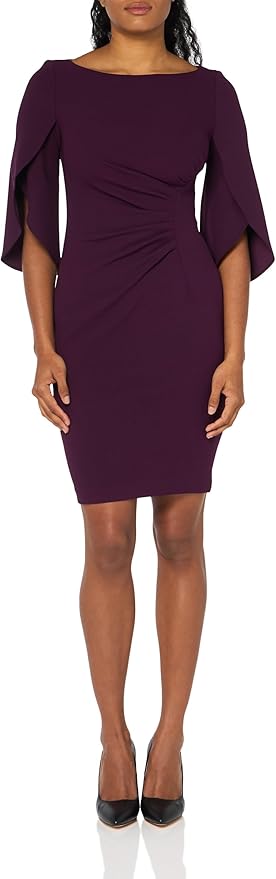 Tommy Hilfiger Women's Flutter Sleeve Scuba Dress, Black/Ivory, 8 :  Amazon.ca: Clothing, Shoes \u0026 Accessories