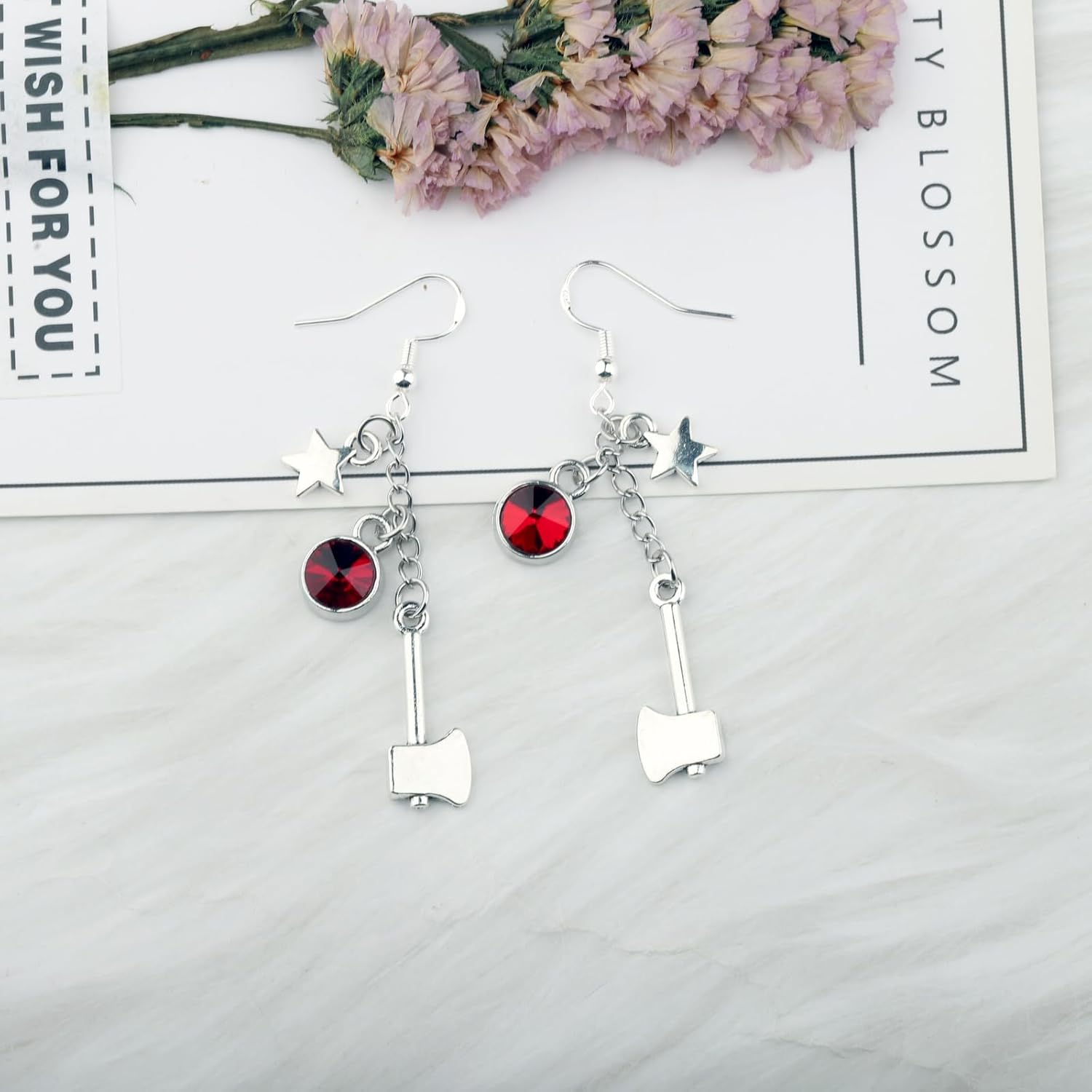 OKEYCH Horror Movie Inspired Gift Horror Fan Earrings Movie Fandom Jewelry Cosplay Merch - Image 3