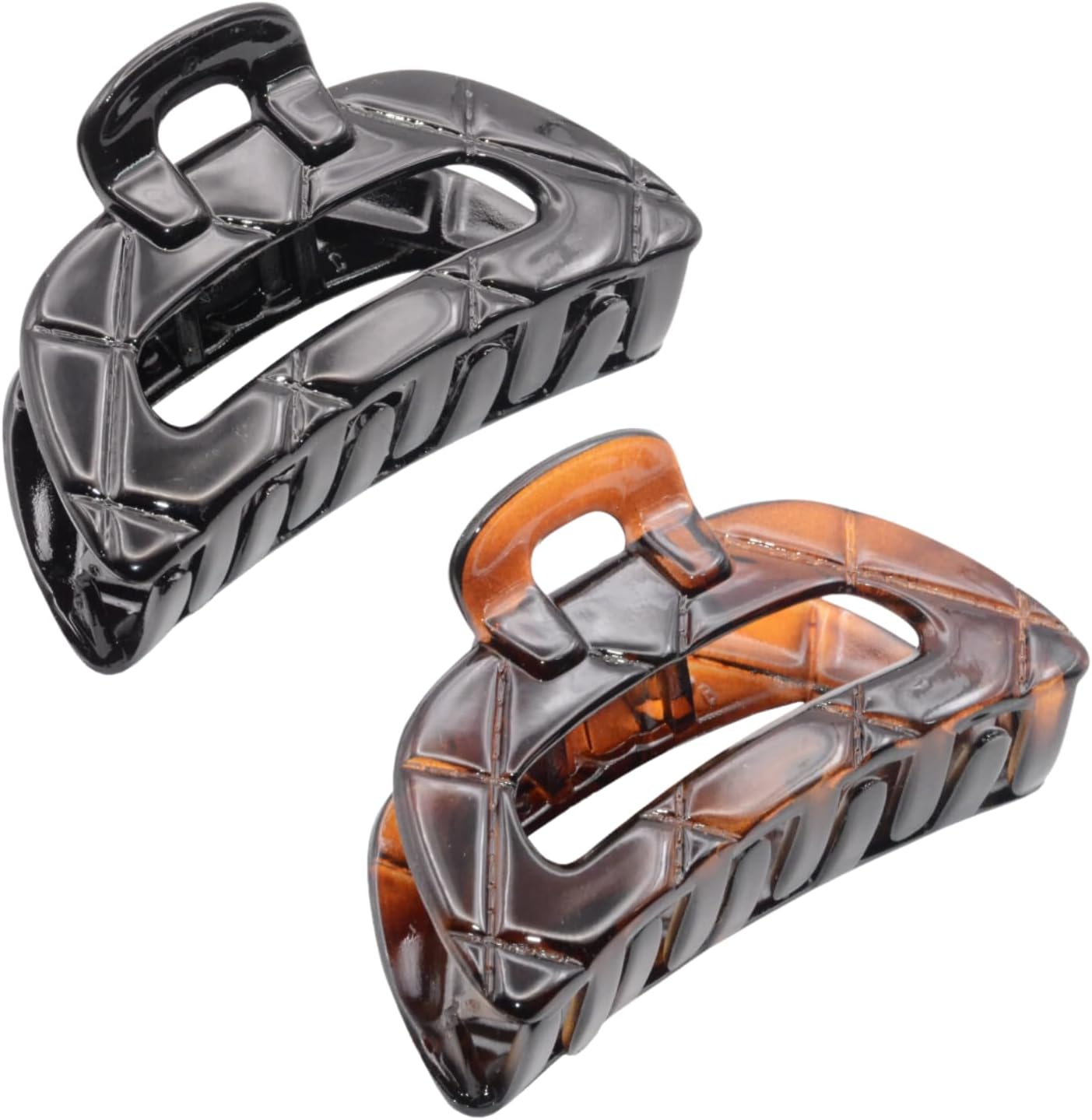 FENDI フェンディ ブラウンツイル ヘアクリップ バレッタ リボン ヘア