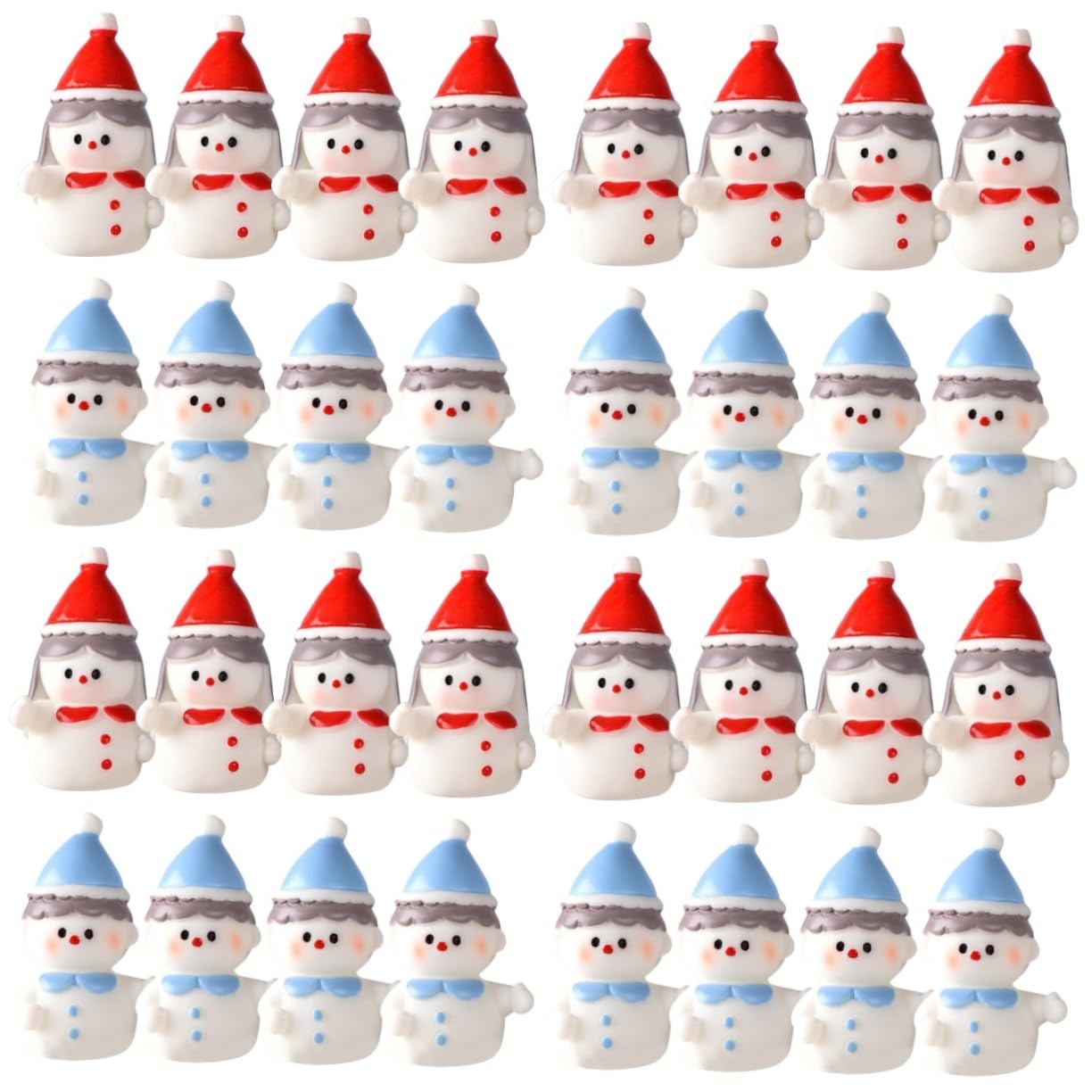 Alipis 32 Uds Muñeco De Nieve De Resina Estatua De Muñeco De Nieve De Vacaciones Estatuilla De Muñeco De Nieve Coleccionable Adornos De Mesa De Navidad Centro De Mesa De Invierno Pequeña