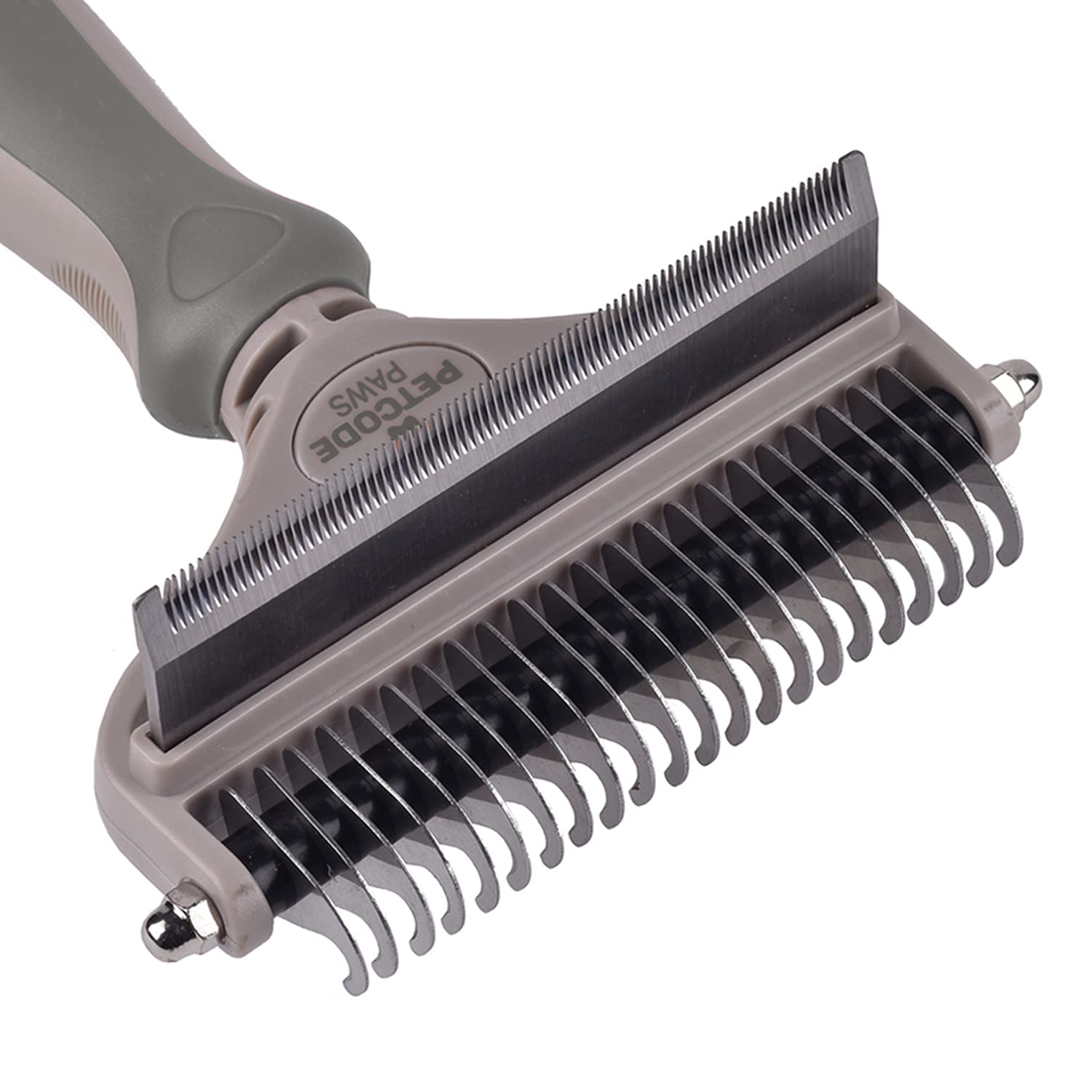 PETCODE PAWS Duo Dog Shampoo & Conditioner with Grooming Dog Brush - Luxury Care for Your Furry Friend - Improve Your Pet Beauty Routine with Shampoo & Conditioner for Natural Grooming - Dove/Large