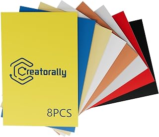 8PCS Laser Engraving ABS Double Color Plastic Sheets, 12" x 8" Engravable Blanks for Custom Name Badges, Signs, Retail Logos, DIY Crafts (8 Colors Mixed)