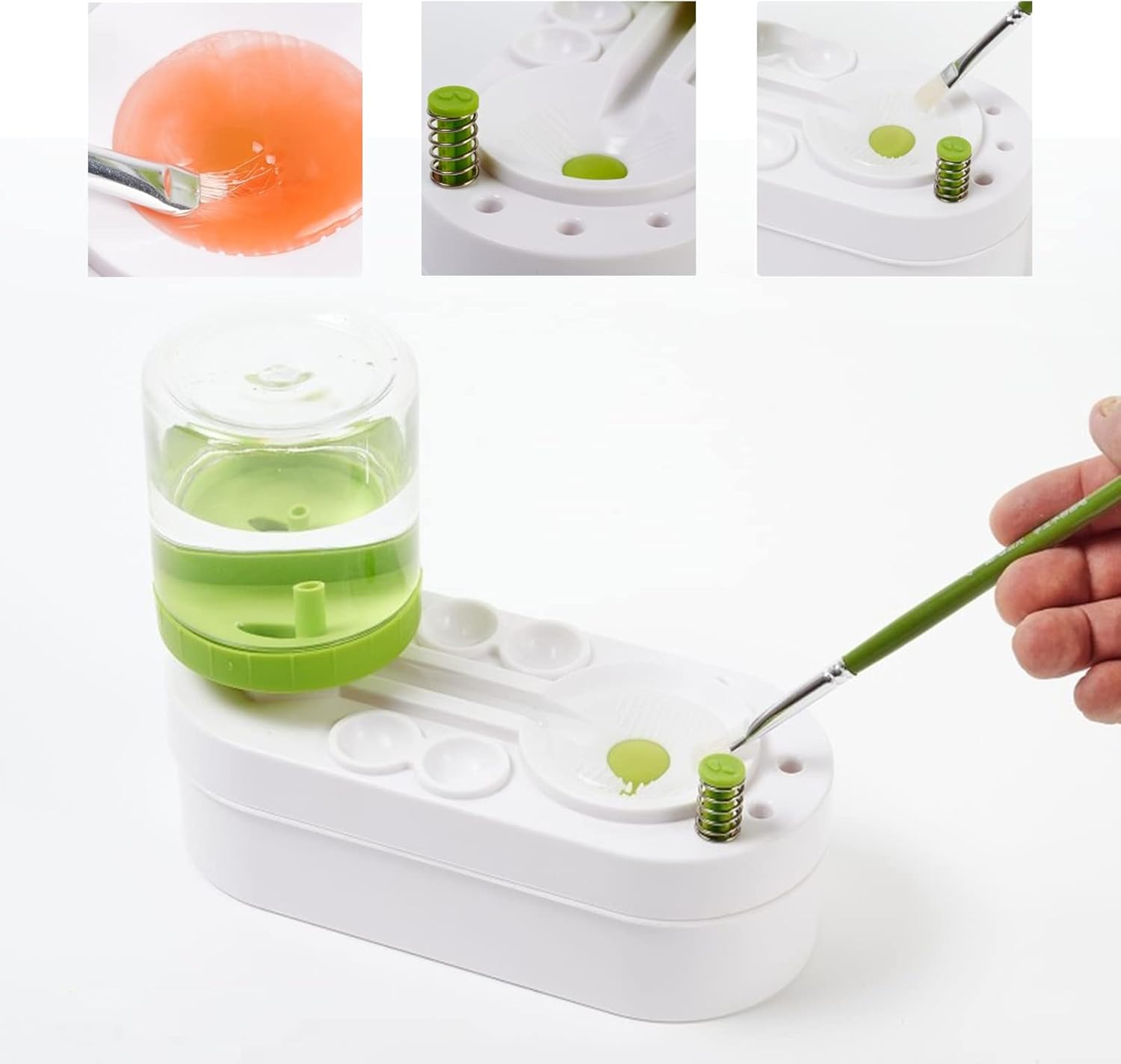 WUYANGXD Paint Brush Cleaner,Paint Brush Rinser with Drain