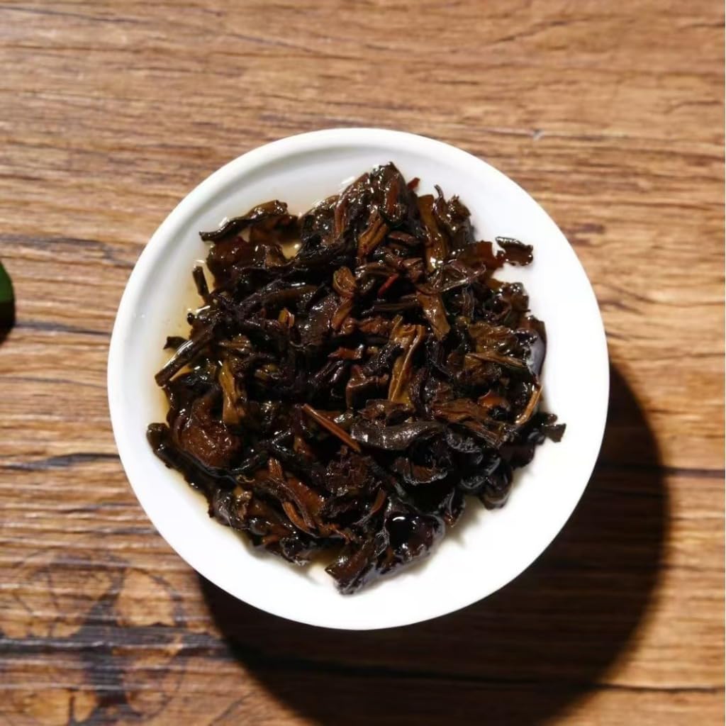 Té Pu-erh De Yunnan | Pu-erh Maduro En Forma De Caramelo | Suave Y Aterciopelado | Envase Individual | Para Llevar (500G / 17,64 oz)