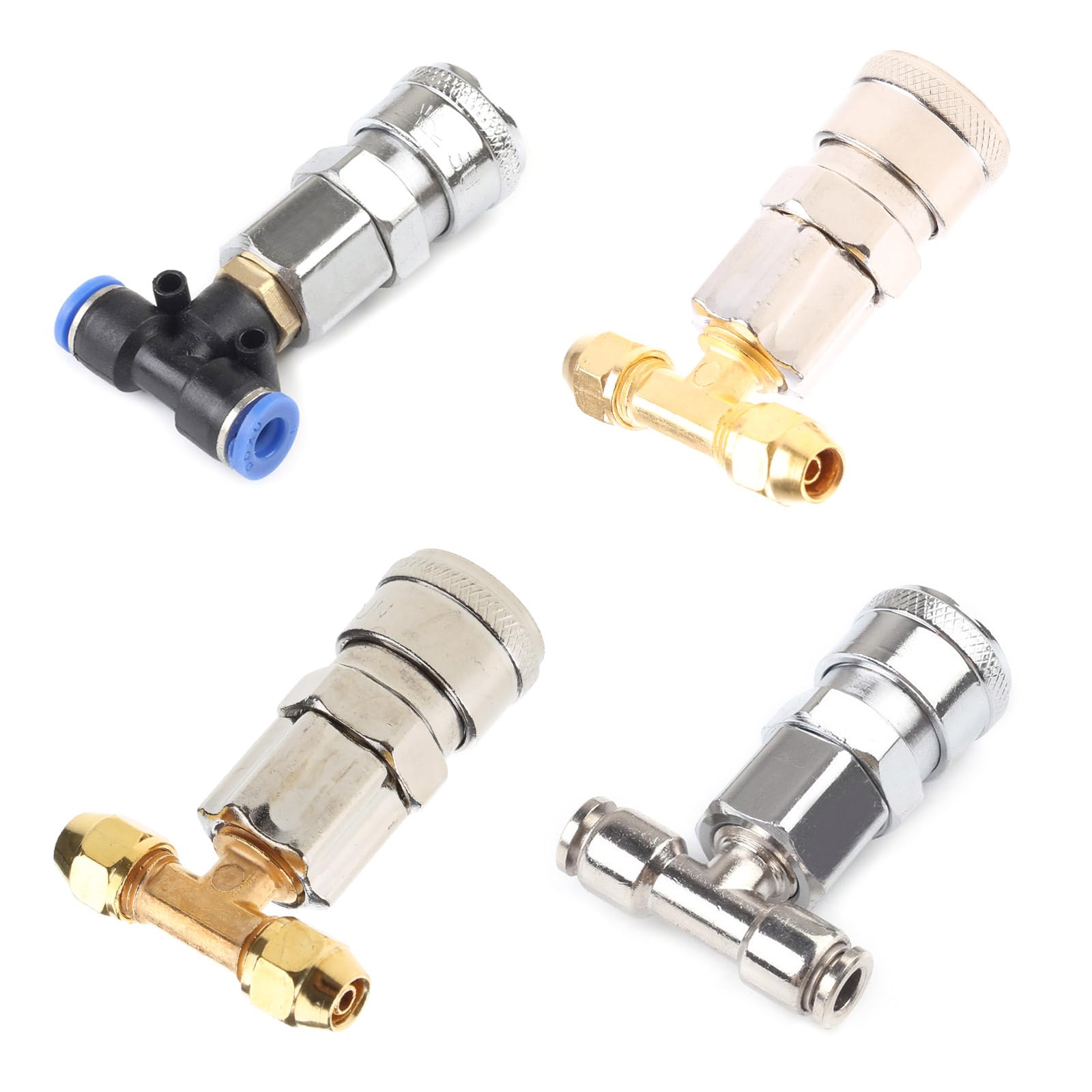 Air Compressor-Pneumatic Tank-Connector Air For Three-way Joint Air For Tank Straight Through Joint For Trucks & T Three-way Straight Through Joint For Trailers Trucks-pneumatic Tank-connectors