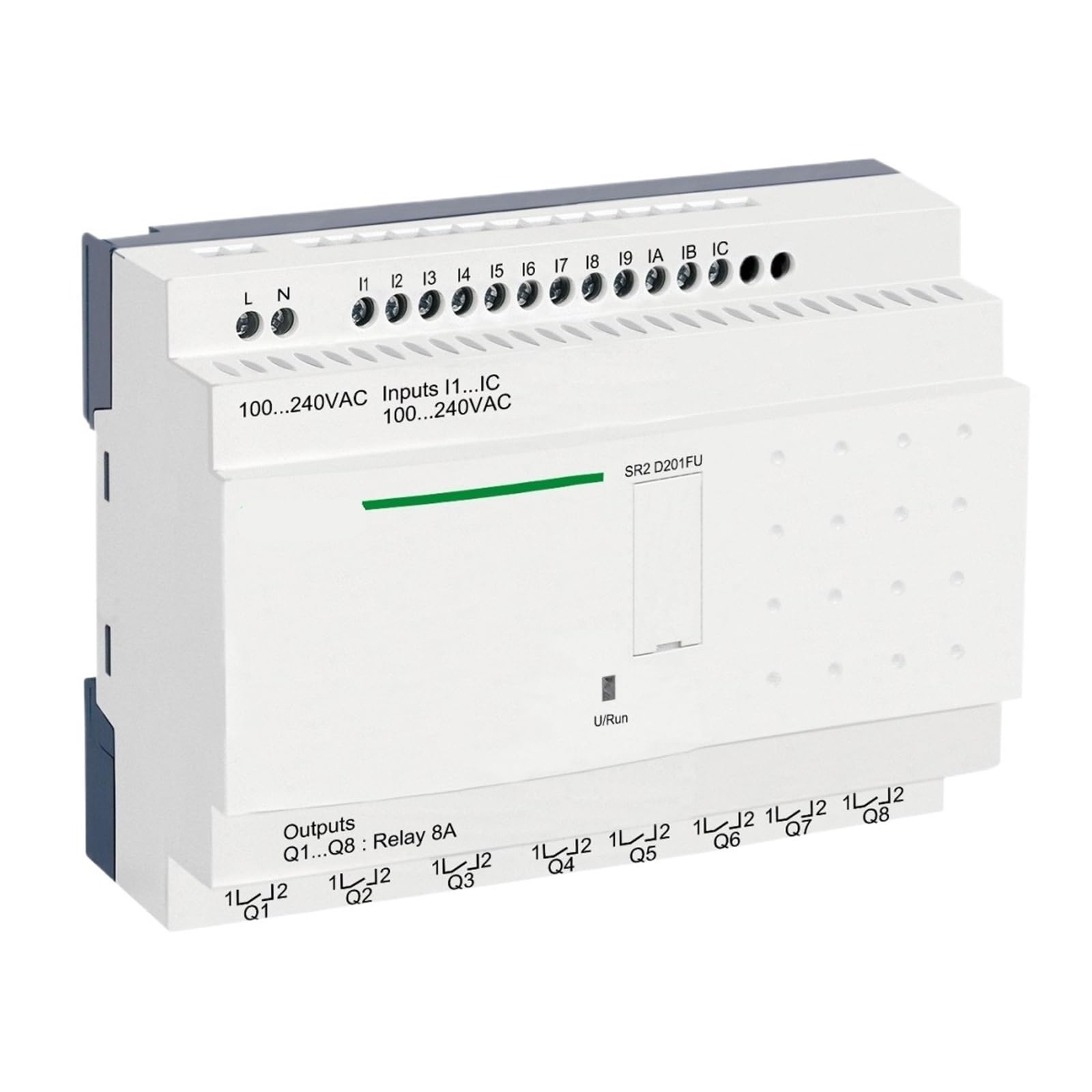 Relais compact SR2D201FU 20 IO Schneider compatible 100-240V AC pour automatisme