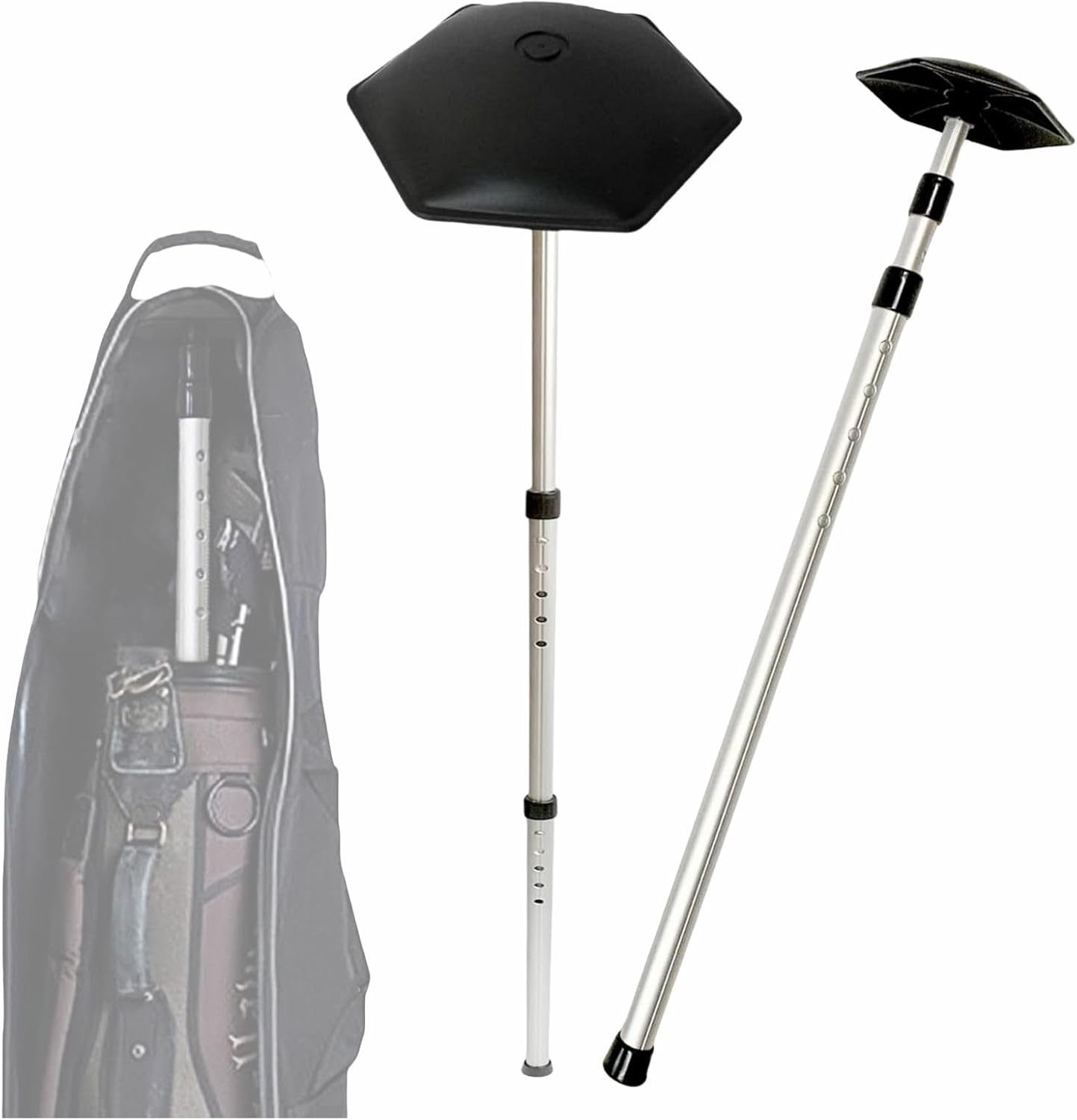 Golf Travel Club Bag Support Rod, Aluminum, Adjustable Telescopic Golf Trip Cover Support System Pole