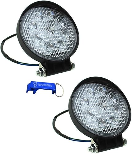 TC-Motor 2pcs redondo llevó la luz principal para Trailmaster 150cc XRX XRS Dune Buggy Go Kart