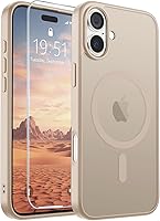 Vista 321 de SUPFINE - Funda magnética para iPhone 11, apta para MagSafe (protección contra caídas de grado militar, 10 pies), delgada, translúcida, a prueba