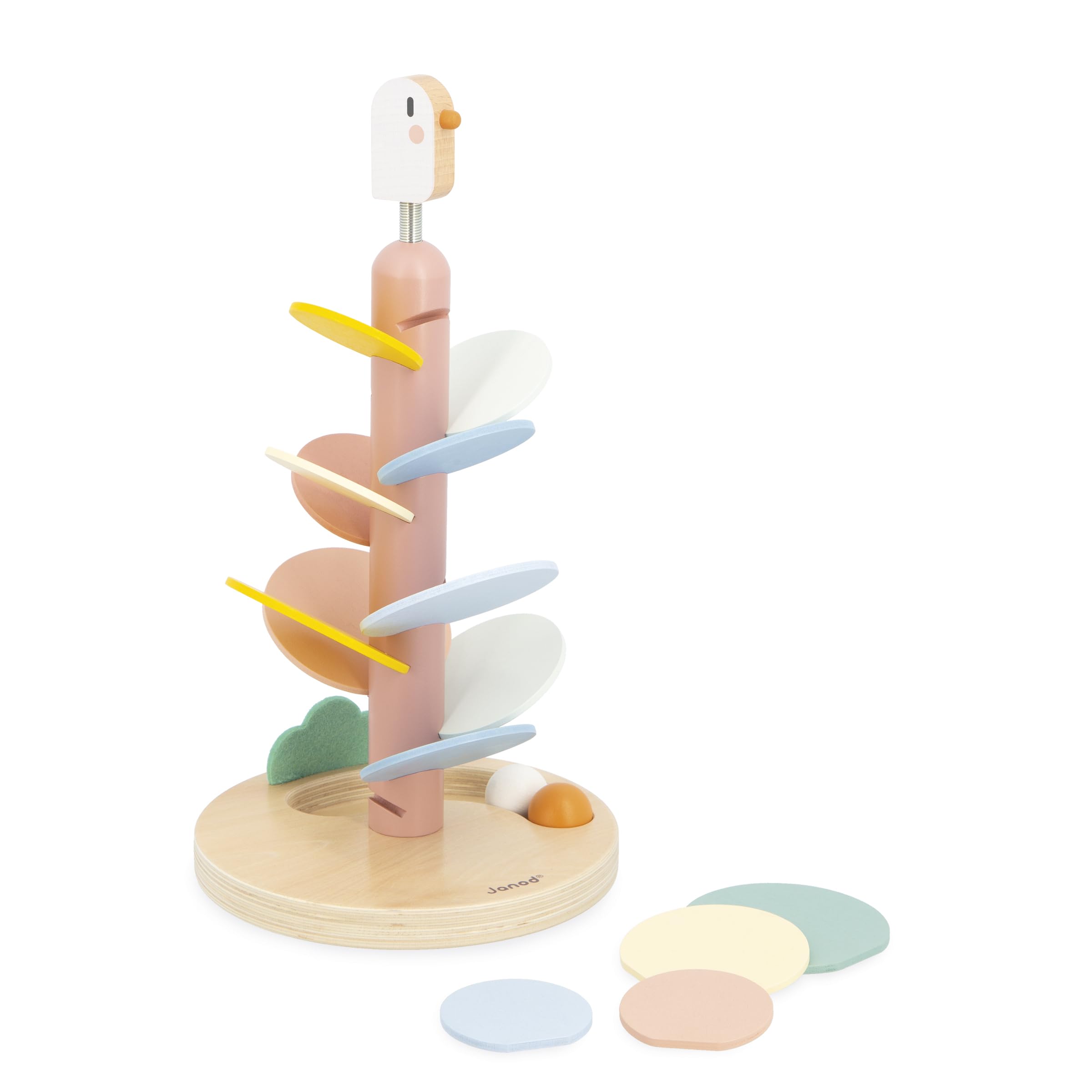 Janod Bird Slide Toy, 1 EA