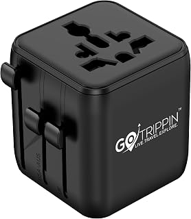 Gotrippin Universal Charger Adapter - 2500w High Power, Extra USA/Japan Socket - International Worldwide All in One Travel... Price In India