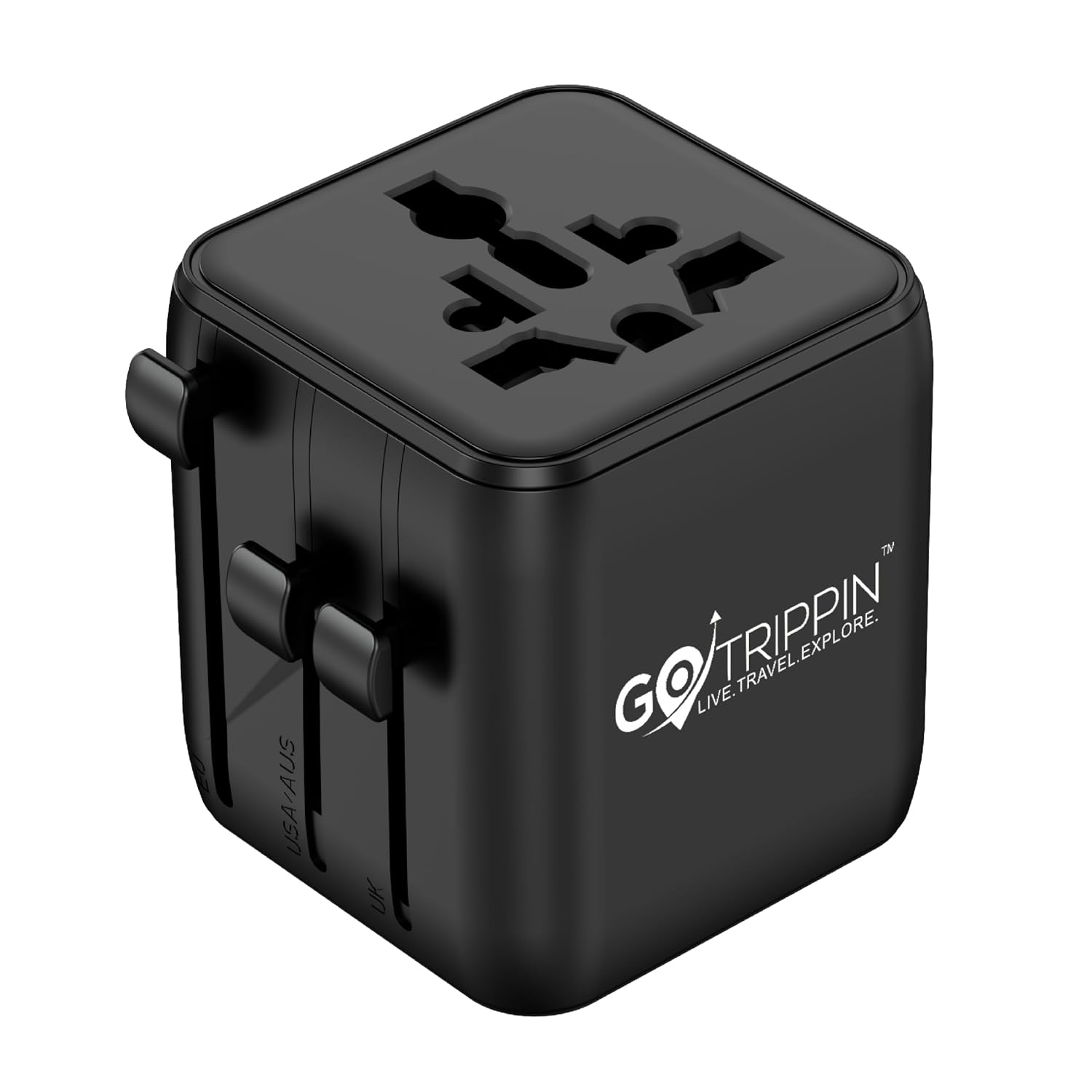 Gotrippin Universal Charger Adapter - 2500w High Power, Extra USA/Japan Socket - International Worldwide All in One Travel...