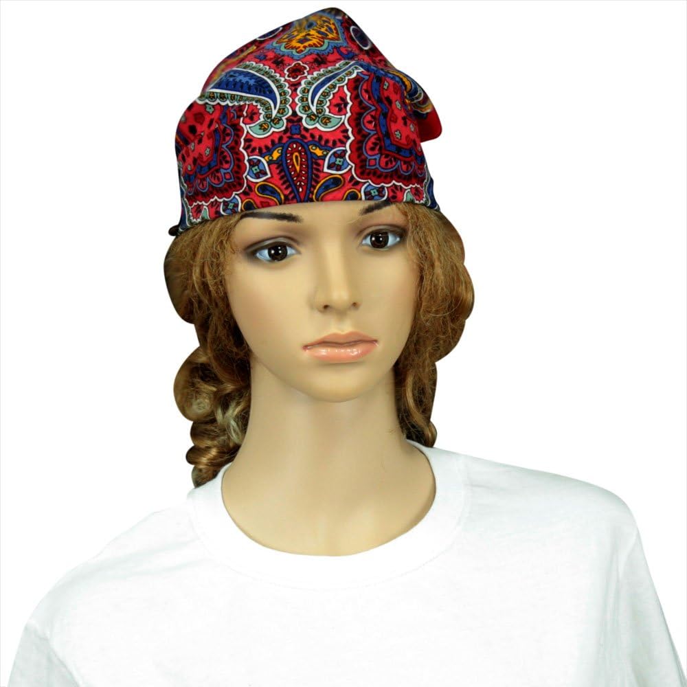 Sunshine Joy Paisley Hippie Bandana 22x22 Inches