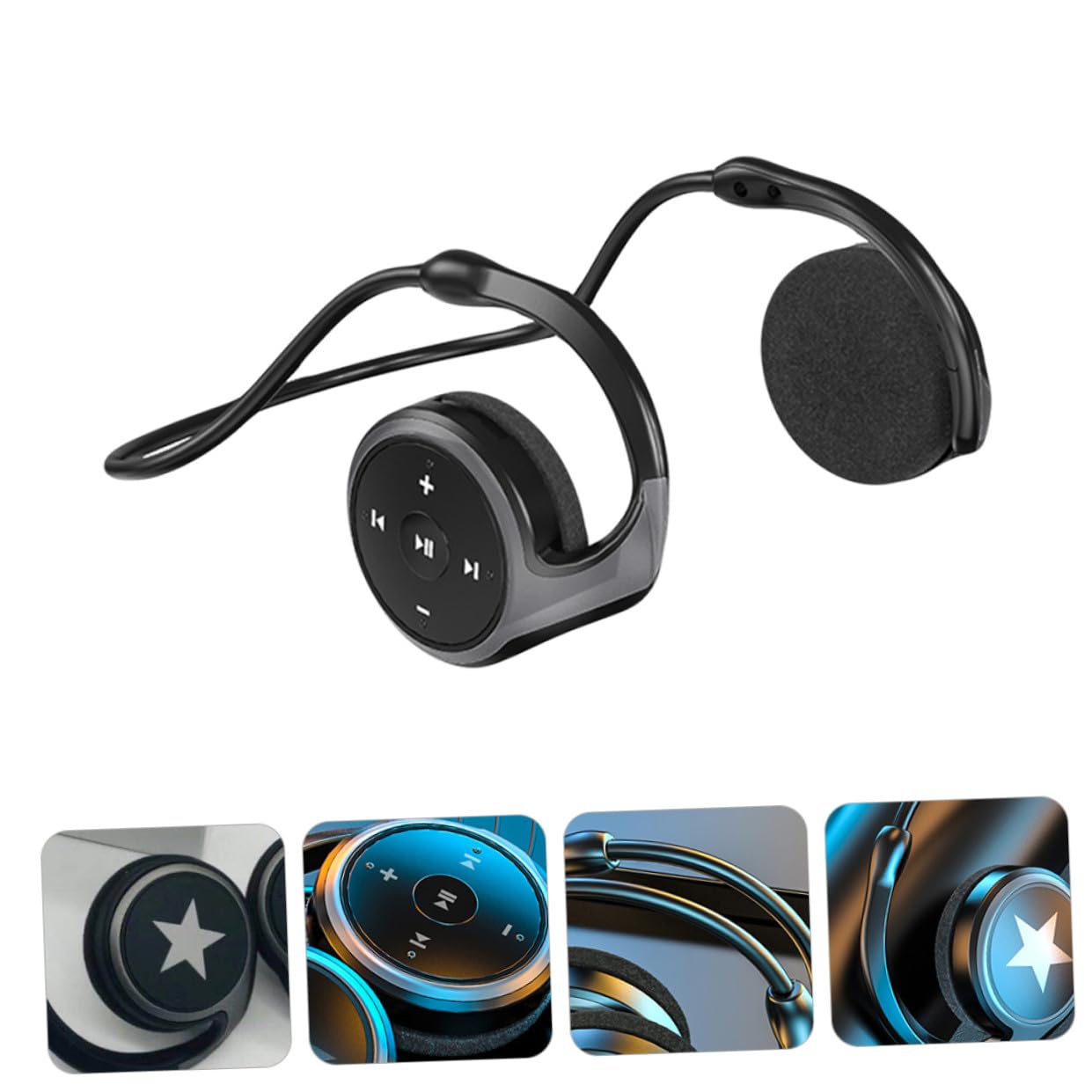 Operitacx Auricolari Wireless per Auto Design Mini, Capacità 450mah, Materiali in Plastica, Prestazioni Professionali per Sport All'aperto e Shopping