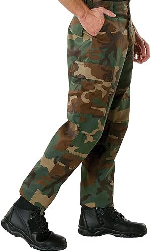 Miniatura 7 de Rothco - Pantalones tácticos de camuflaje estilo uniforme militar BDU, tipo cargo