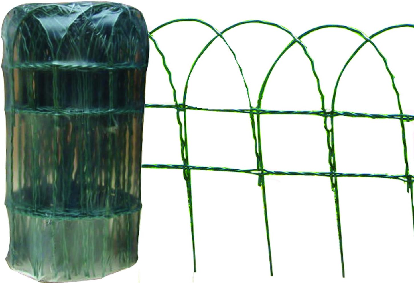 Green Blade BB-CW125 10 x 0.25m PVC Coated Border Fence - Green