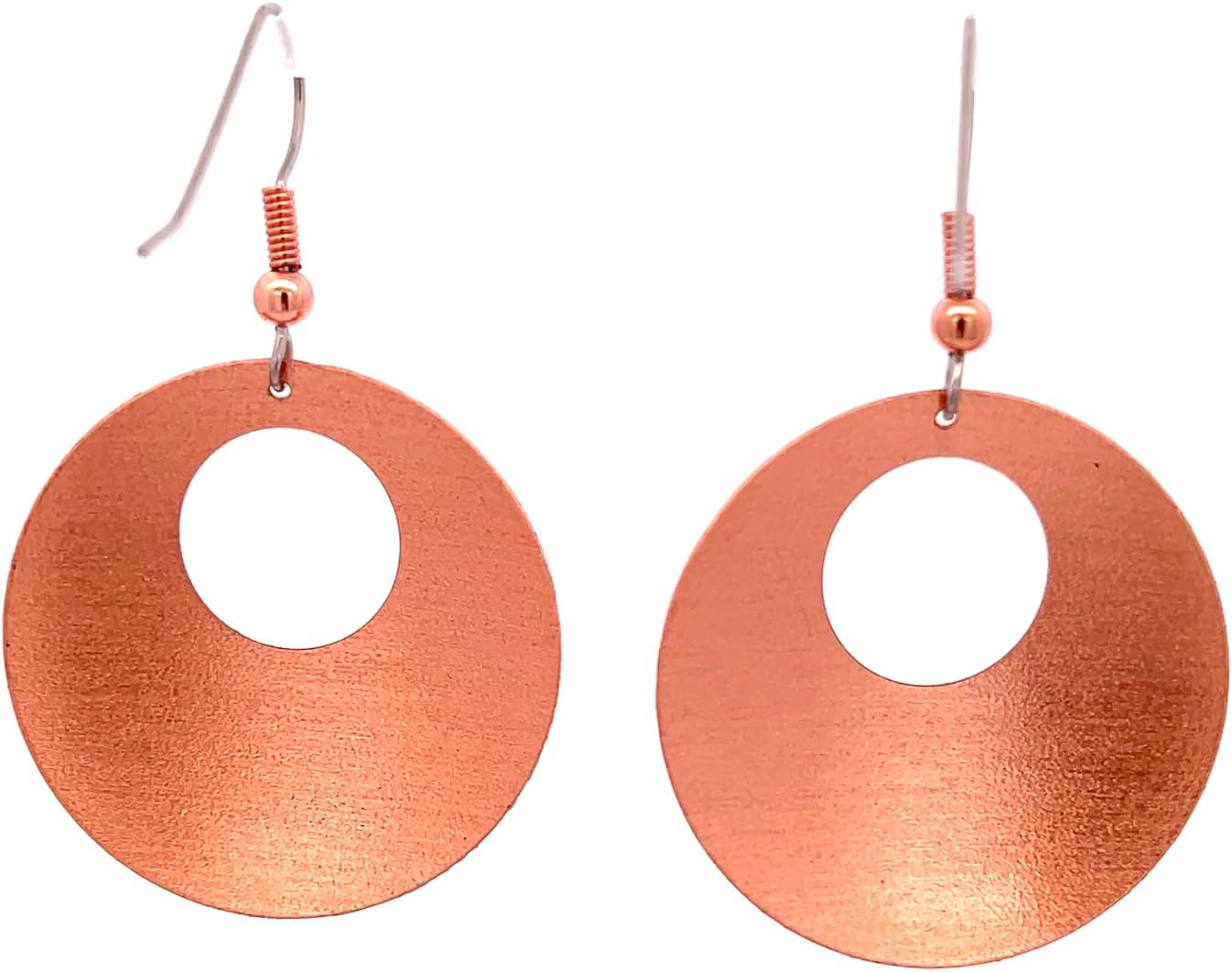 FRONT LINE JEWELRY Southwestern Roadrunner Earrings – Handcrafted Copper & Colorful Designs with Cactus & Roadrunner Motif – Boho Western Jewelry Gift for Her