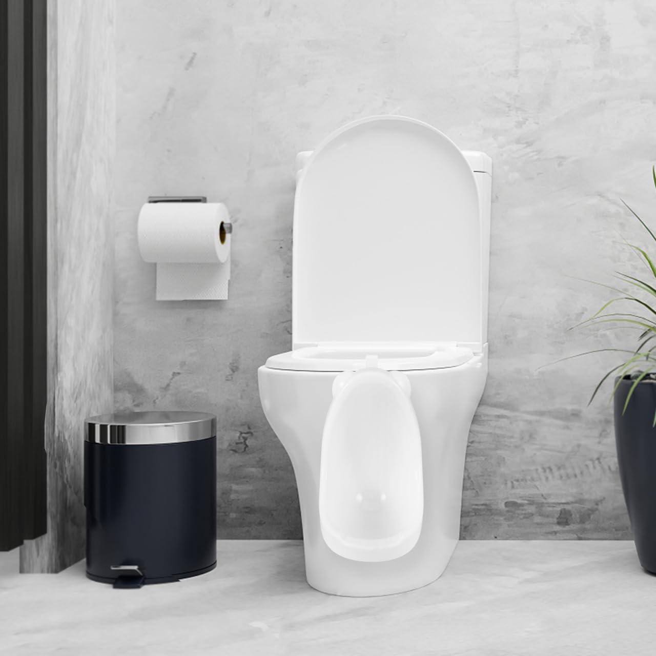 Potty Trainer: Boy Urinal Potty Toddler Training Urinal Portable for Boys Baby Potties for Height Anti-Splash Easy Clean Training Bedrooms and Beyond for Child, Kids,White Easy to Clean PP Material