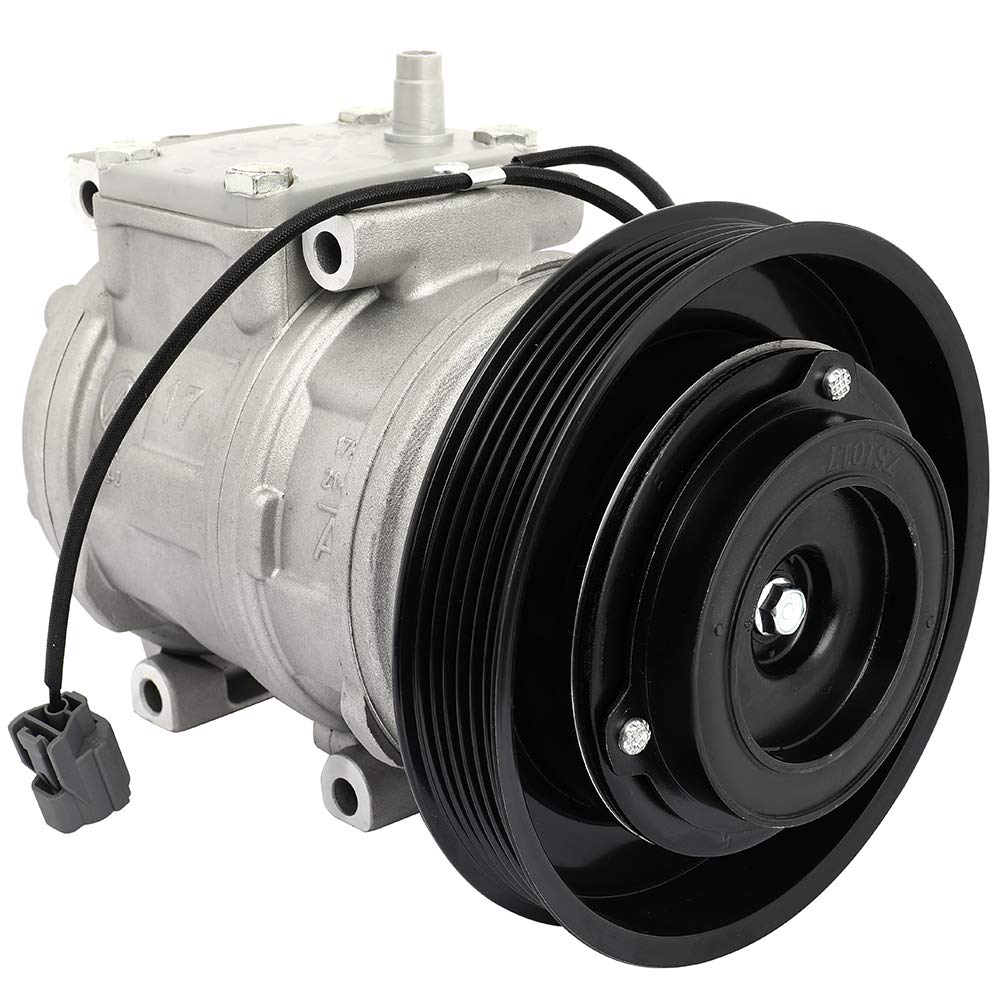 cciyu Air Conditioning Compressor for Honda Accord for Acura CL 2.3L 1998-2002 Replaces AC Compressor for Car 6 Grooves