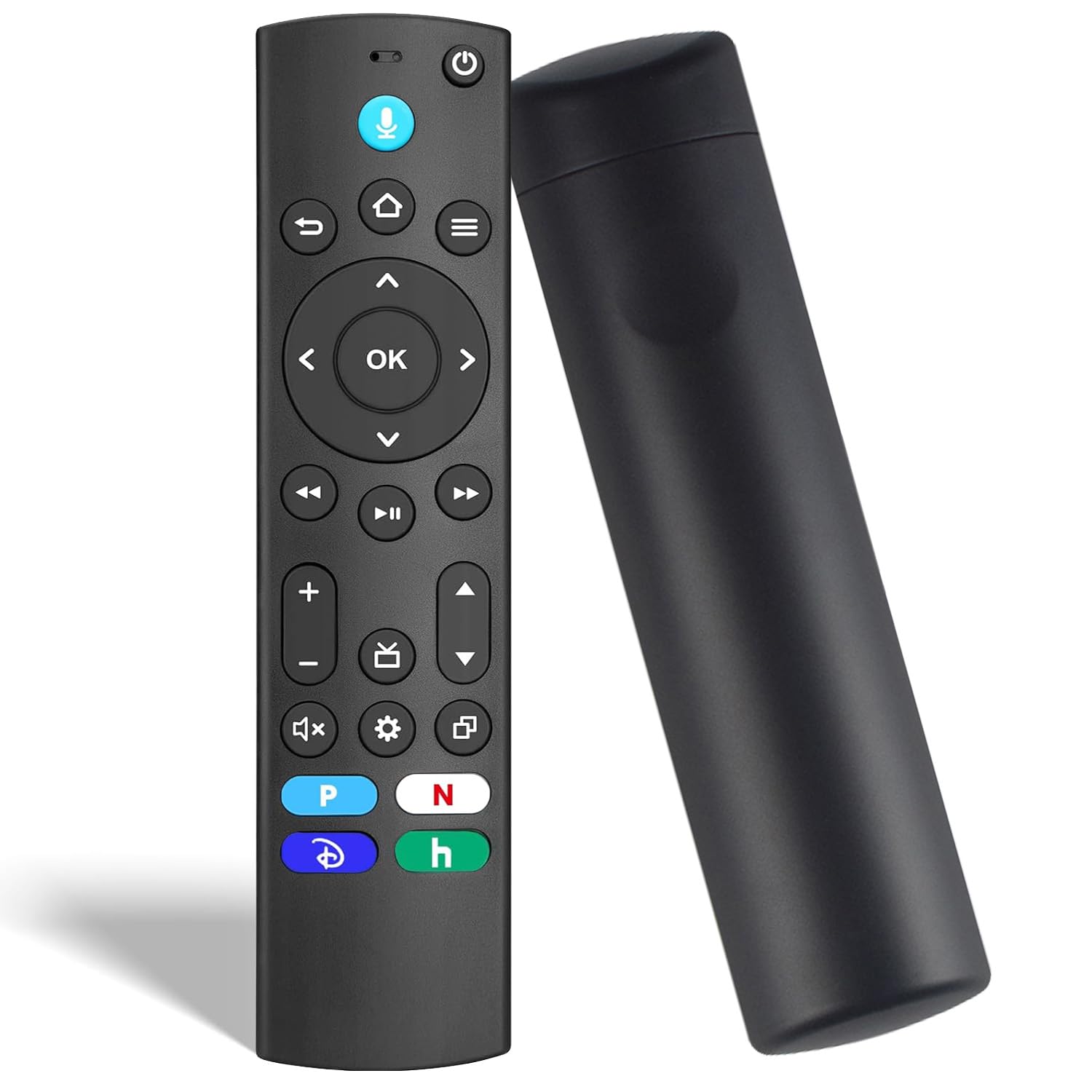 Telecomando vocale universale per streaming (2°, 3°, 4K, Max), di ricambio, compatibile anche con Omni, Toshiba, Insignia, Pioneer e Smart TV multimediali serie 4, controller HD, Lite e Cube